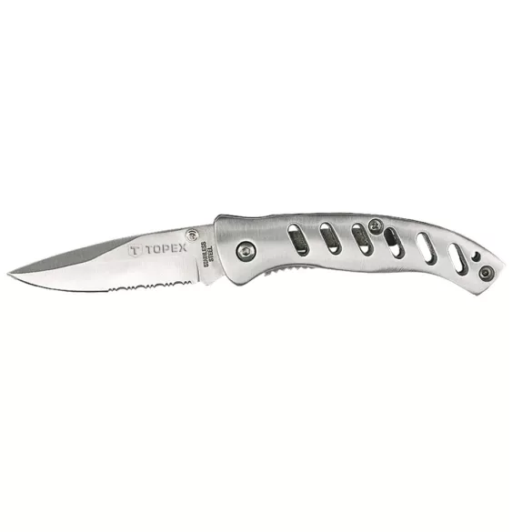 TOPEX Klappmesser mit Verriegelung, 8cm Klinge, 185mm Gesamt 98Z105