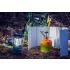 NEO TOOLS Campinglampe, 3 Funktionen, faltbar, 200 Lumen, batteriebetrieben 3xAA, COB LED, 3W 99-030