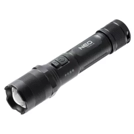   NEO TOOLS Wiederaufladbare Taschenlampe, USB, 1000 Lumen, OSRAM P9 LED, 10W 99-035