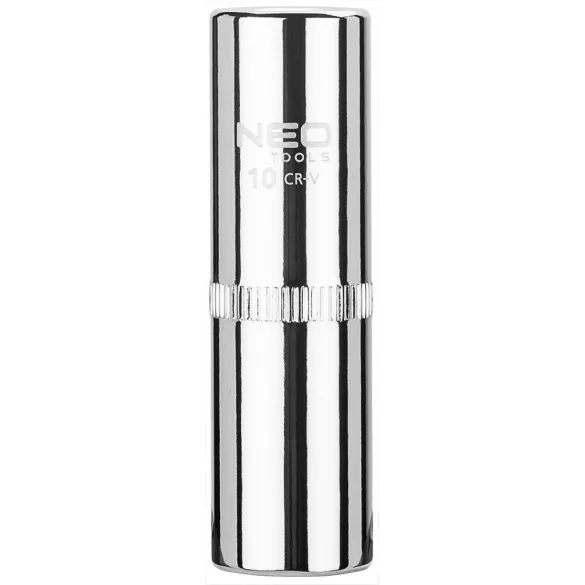 NEO TOOLS Steckschlüssel 10mm, 1/4", lang, 6-Punkt, SUPERLOCK mit 25 Jahren Garantie 08-243