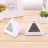 Wecker, Digitaluhr, Tischuhr (farbwechselnd, pyramidenförmig)