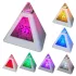 Wecker, Digitaluhr, Tischuhr (farbwechselnd, pyramidenförmig)