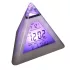 Wecker, Digitaluhr, Tischuhr (farbwechselnd, pyramidenförmig)