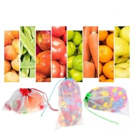 Wiederverwendbare waschbare umweltfreundliche Netztaschen