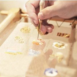 Sticknadel mit austauschbarem Kopf