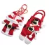 Weihnachtliche Stoff-Bestecktasche Dekoration (6er-Set)