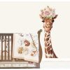 Giraffe mit Kopfschmuck