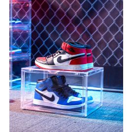 Transparente Schuhorganisator-Box