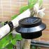 Solarbetriebene LED-Leuchte für Dachrinne oder Zaun, schwarz, 2 Stk.