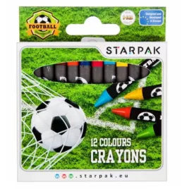 12er-Set Fußball-Wachsmalstifte