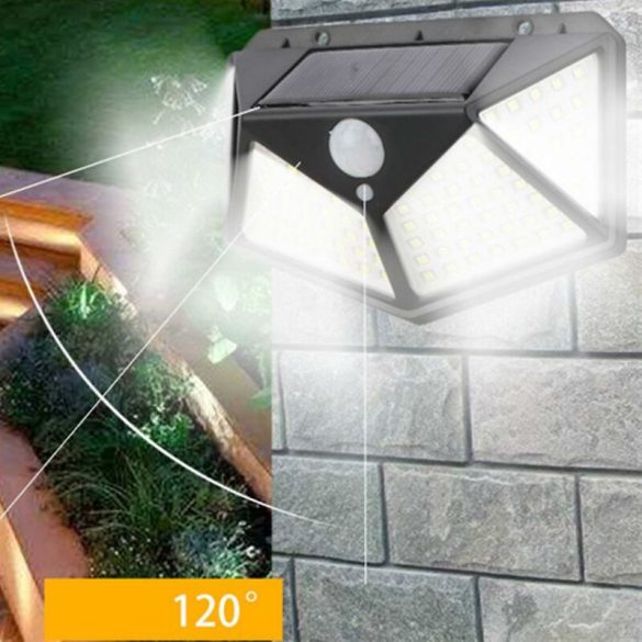 Bewegungsmelder, 114 LED Solarleuchte mit breitem Abstrahlwinkel