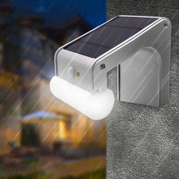38 LED Solarbetriebene elegante Außenwandleuchte mit Bewegungsmelder und Fernbedienung
