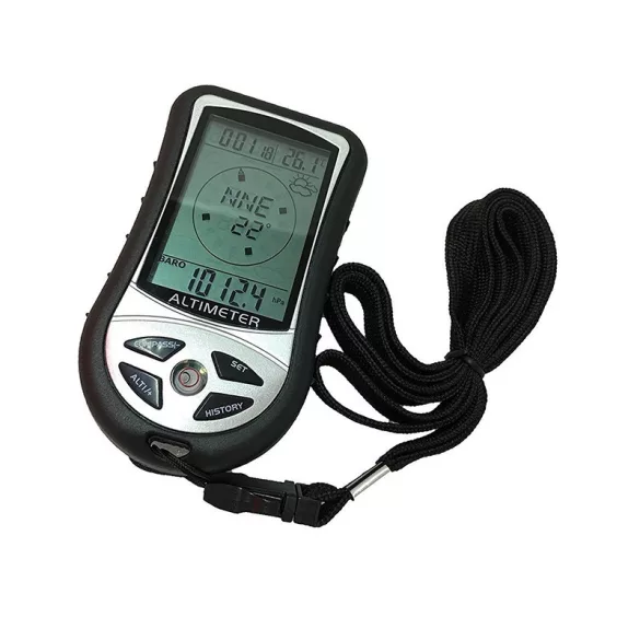 Barometer Luftdruckmesser Höhenmesser Altimeter digitale Kompass für Wanderer