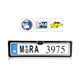 Integrierte Rückfahrkamera im Nummernschild