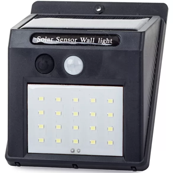 Solar-Wandleuchte für den Außenbereich mit Sensor, 20 SMD-LEDs