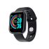 Y68 Blutdruckmessgerät Smartwatch in Schwarz