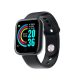 Y68 Blutdruckmessgerät Smartwatch in Schwarz