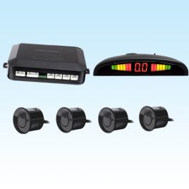 Einparkhilfe mit LCD-Display und 4 Sensoren