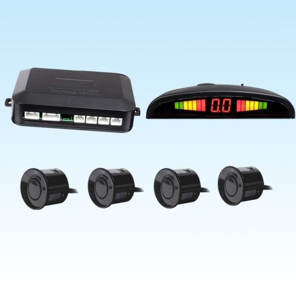 Einparkhilfe mit LCD-Display und 4 Sensoren