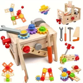 29-teiliges Holz-Werkzeugset für Kinder
