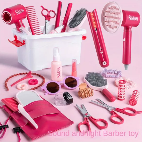 Salon Sound- und Lichteffekte Friseurspielset