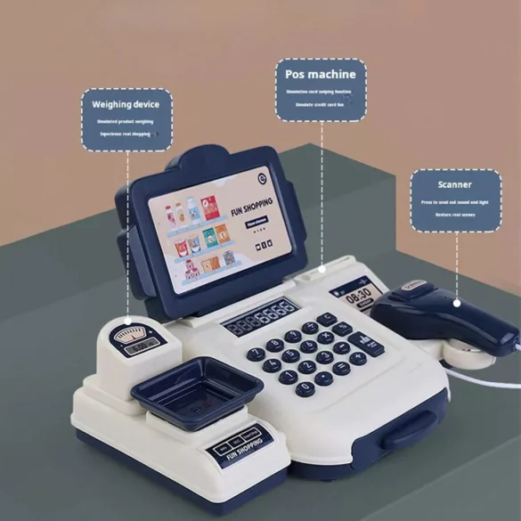 Spielkasse-Set mit Spielgeld und Kreditkarte