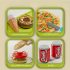 Spiel-Picknick-Set mit Burger, Pizza und Pommes