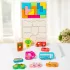 Buntes 3D Holzpuzzle - Lernspiel für Kinder, Fördert Intelligenz und Kreativität