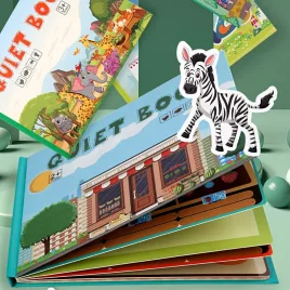 Sticker-Einlege-Aktivitätsbuch Puzzle-Spiel