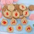 10-teiliges Festliches Weihnachtsgebäck- und Schokoladenform-Set