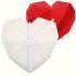 Herzförmige Silikon-Kuchenform, weiß, manuelle Backform für Valentinstag, Weihnachten, Halloween, Erntedankfest, Muttertag