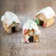 3-teiliges Weihnachts-Minihaus-Ausstechformen-Set aus rostfreiem Stahl