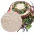 Silikon-Backform für Weihnachten und Feiertage - Blatt, Baum, Tannenzapfen Muster