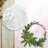 Silikon-Backform für Weihnachten und Feiertage - Blatt, Baum, Tannenzapfen Muster