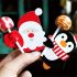 100er-Pack Weihnachts-Lutscherhalter-Karten - mit Weihnachtsmann, Pinguin und Schneemann-Motiven