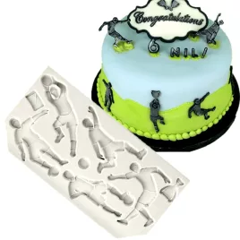 3D Sportler Silikonform