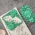 Silikon Fondantform mit klassischem Kamee und dekorativem Rahmen