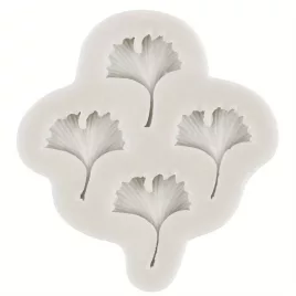 Tropische Ginkgo- und Palmblatt-Silikonform