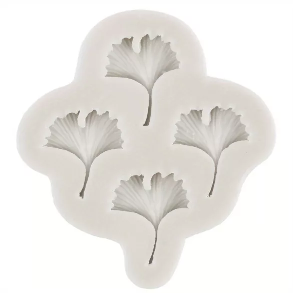 Tropische Ginkgo- und Palmblatt-Silikonform