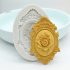 Vintage Barock-Rollen-Relief Schokoladenform - 3D Silikonform