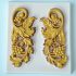 Vintage Barock-Rollen-Relief Schokoladenform - 3D Silikonform