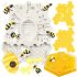 Bienenstock und Wabensilikon-Bonbonform