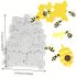 Bienenstock und Wabensilikon-Bonbonform