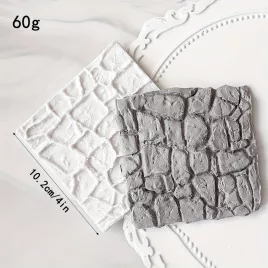 Steinwand Fondantform, 3D Silikonform