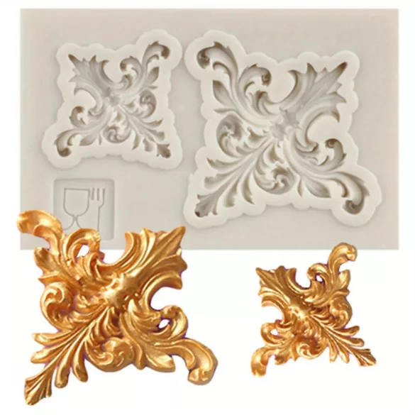 Silikon Blatt Blume Weinrebe Spitzenform