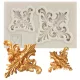 Silikon Blatt Blume Weinrebe Spitzenform