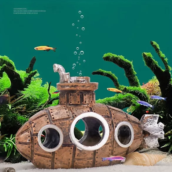 Unterwasser-U-Boot-Wrack-Aquariumdeko