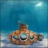 Unterwasser-U-Boot-Wrack-Aquariumdeko