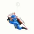 2er-Set Charmante Taucher Aquarium Dekorationen