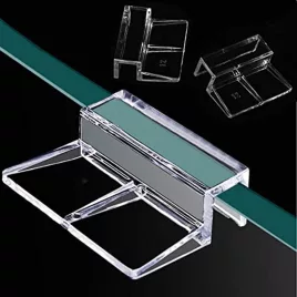 4 Stück Transparente Acryl-Aquarium-Glasabdeckungsklammer